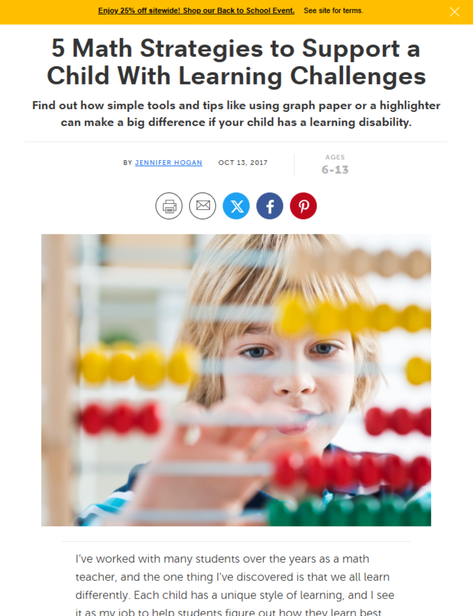 NC SIP – Math Resources for Families of Children with Disabilities ...