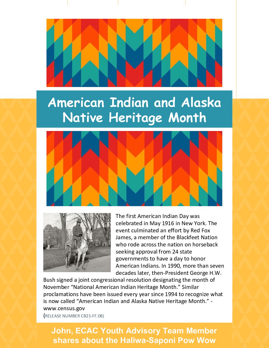 Newsletter zum Monat des indianischen Erbes und des Erbes der Ureinwohner Alaskas (4)