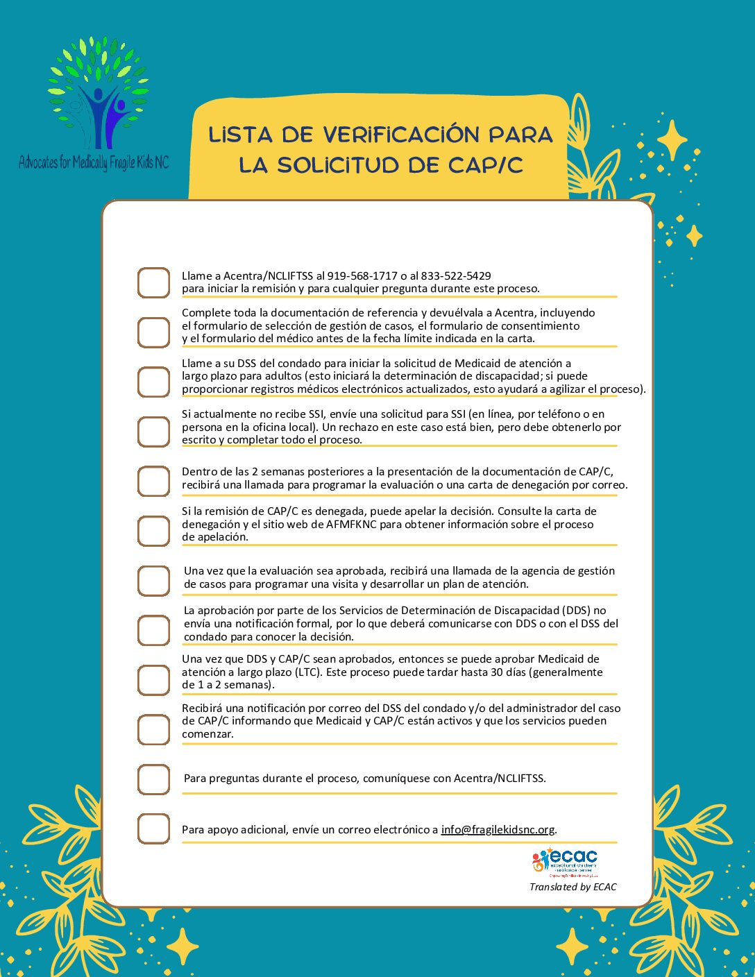 CAPC Application Checklist - Spanish (1)