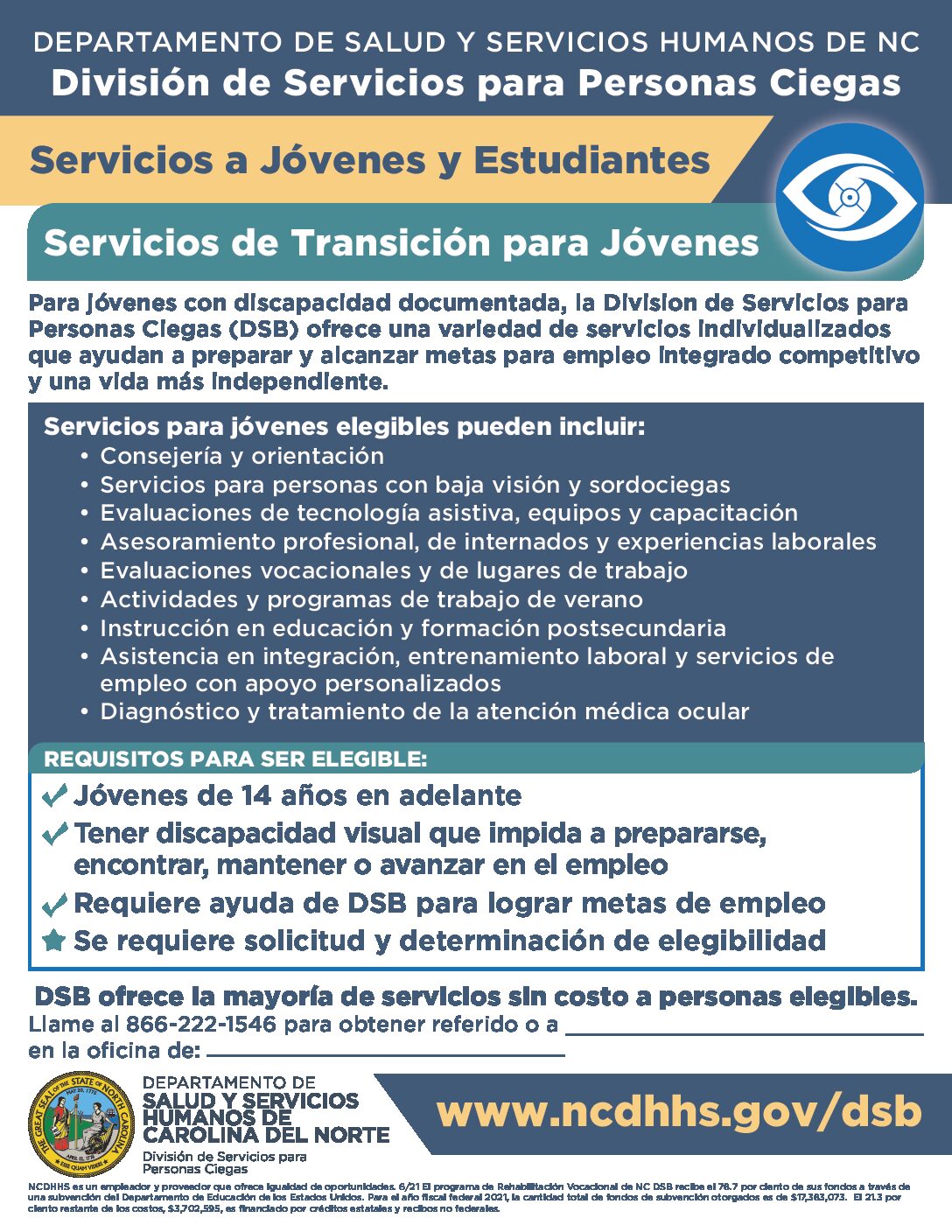 Servicios de transición del DSB (Web Ready Spanish)