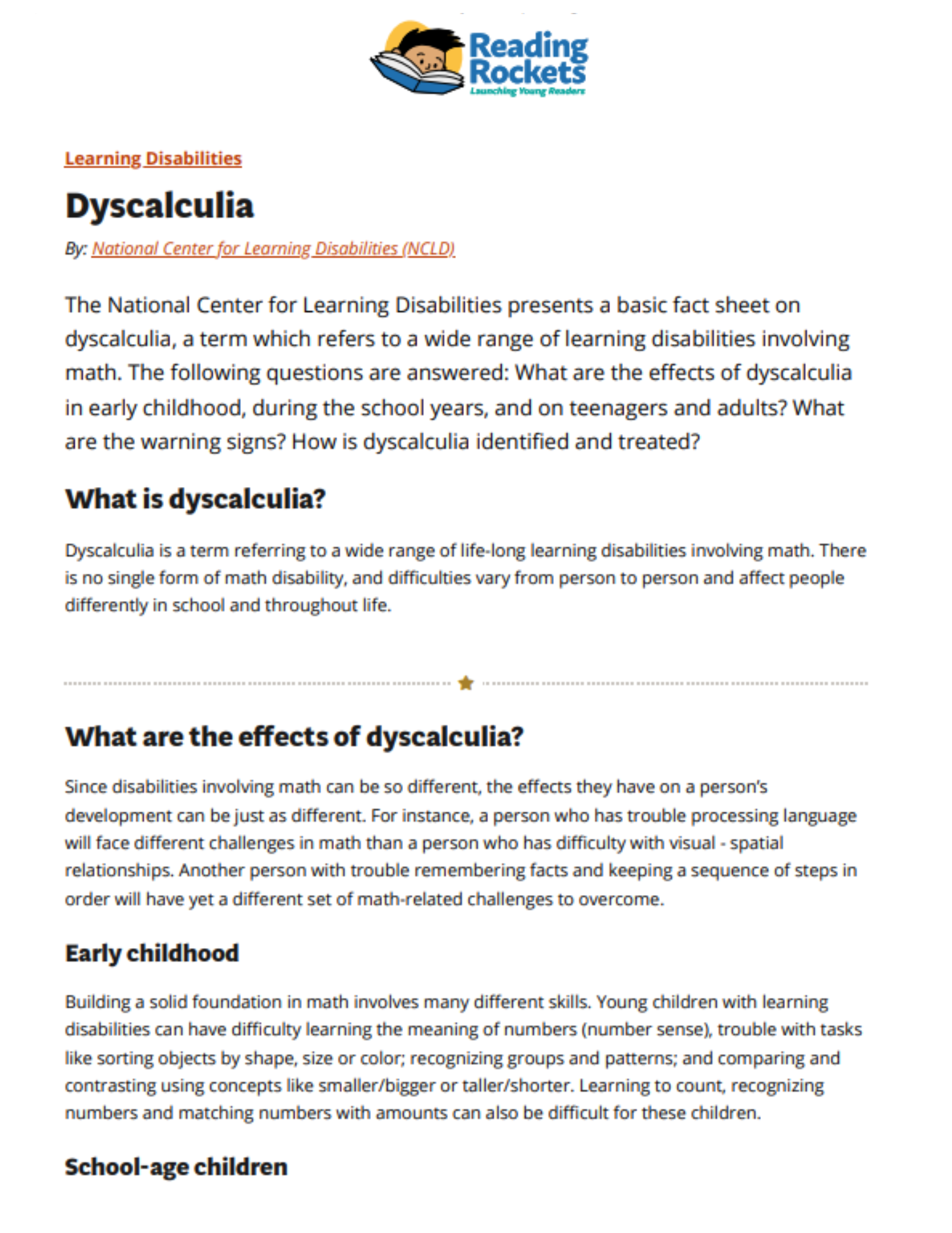 NC SIP – Math Resources for Families of Children with Disabilities ...