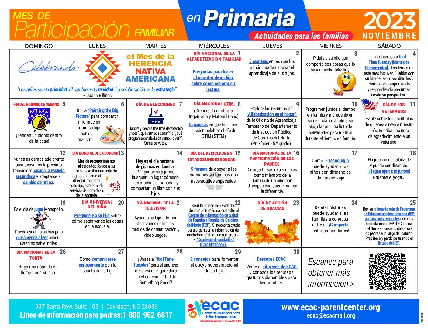 ECAC_Elementary_FamilyEngagementCalendar_2023_spanish-3