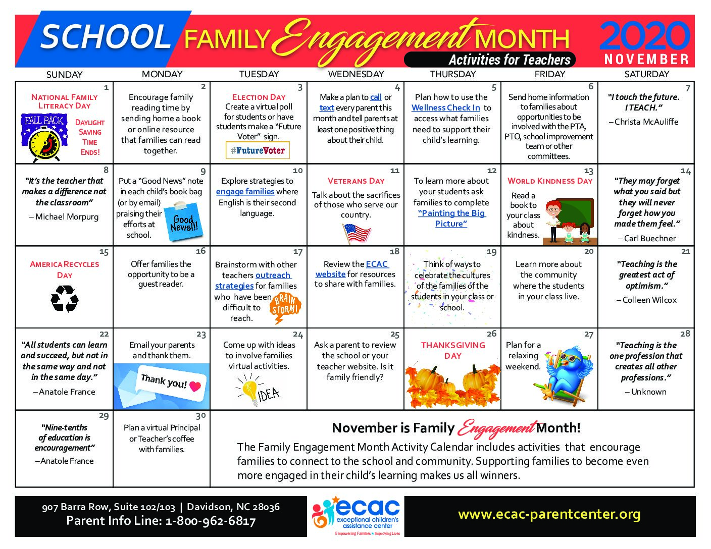 Family Engagement Exceptional Children s Assistance Center ECAC 