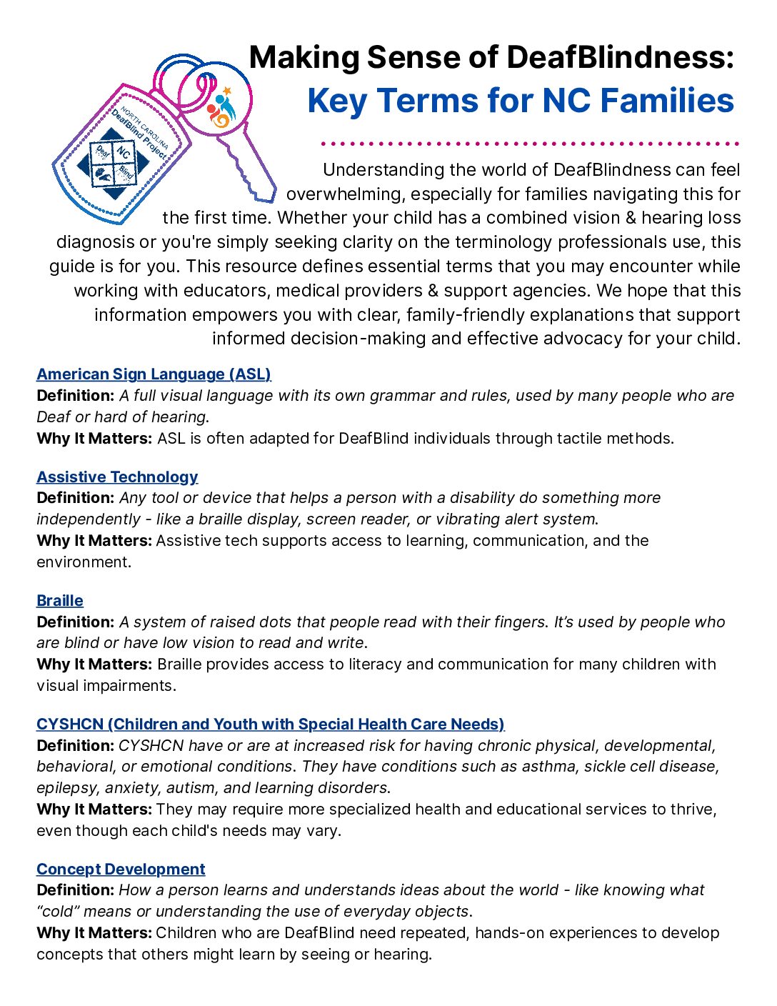 ENGLISH Key Terms for NC Families for website