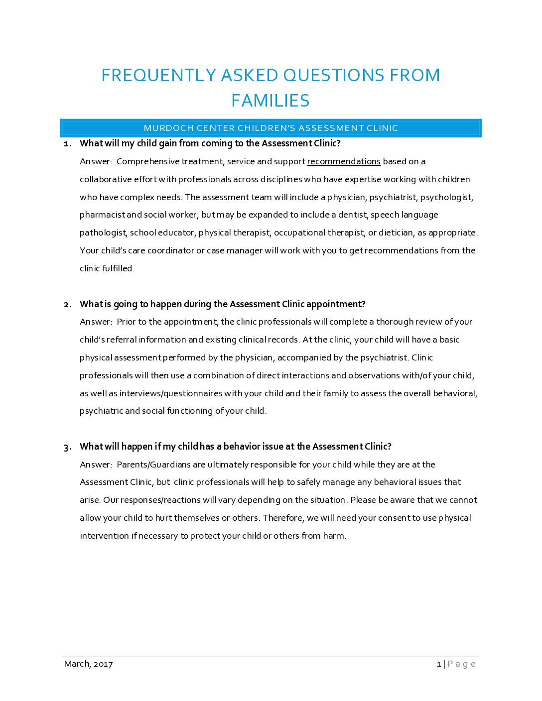 FAQ for families_3-30-17