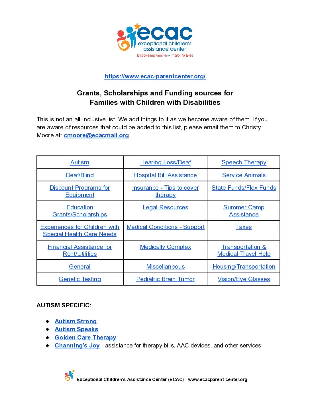 Grants for Families 8.17.26