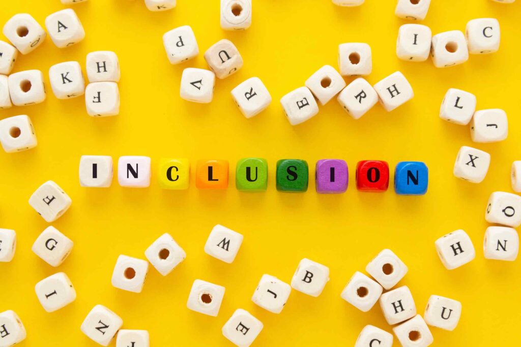 Inclusion letter blocks