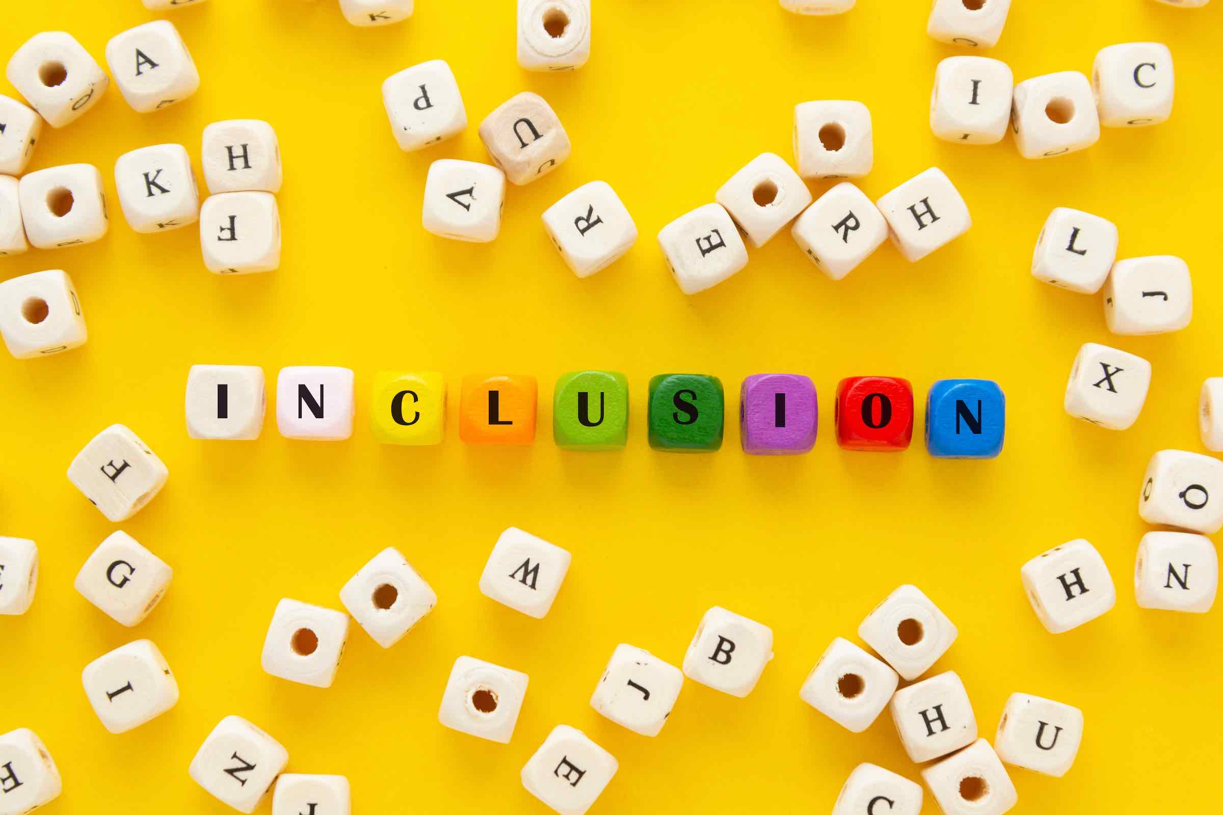 Inclusion letter blocks