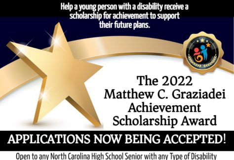 Gold Star Flyer für Matthew C Graziadei Achievement Scholarship Award