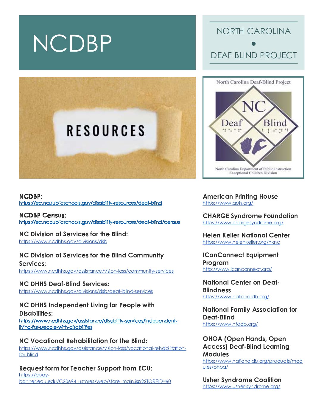 NCDBP Resource FLYER for website