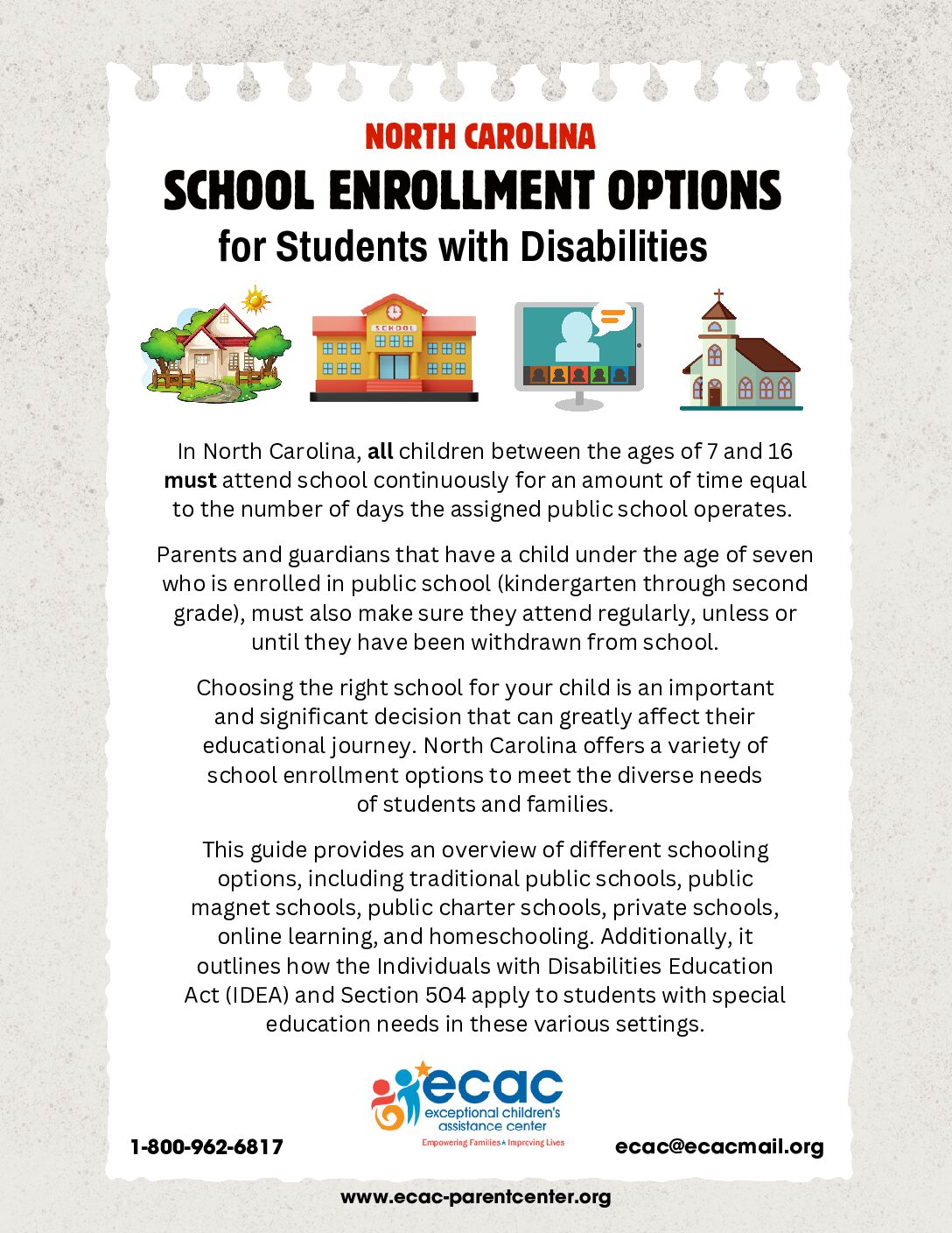 School Enrollment Options 8.7