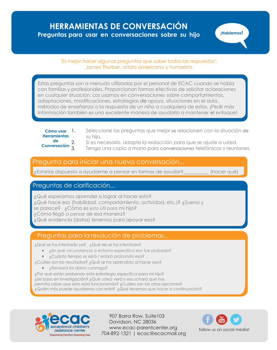 Herramientas de conversación en español