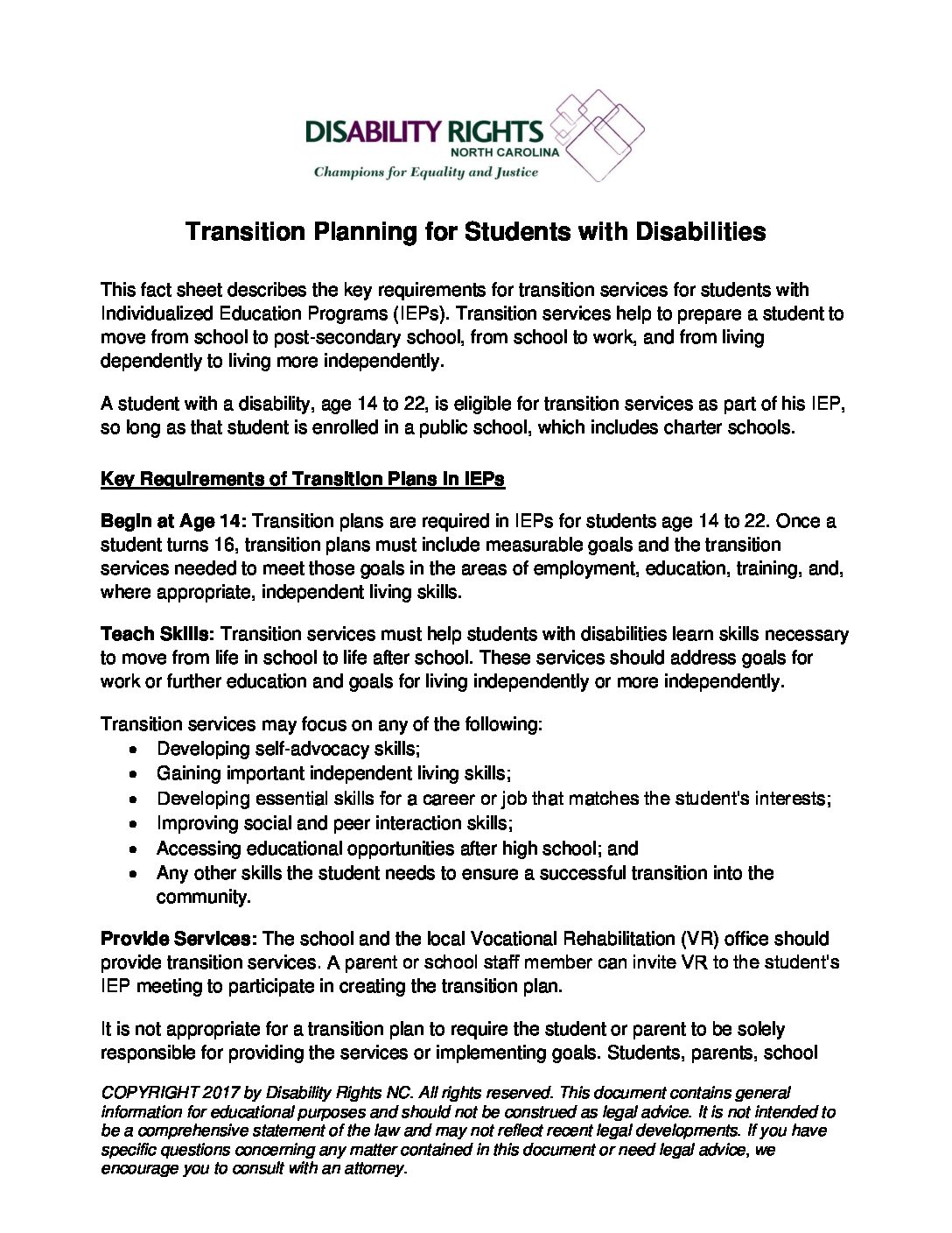 Transition-Planning