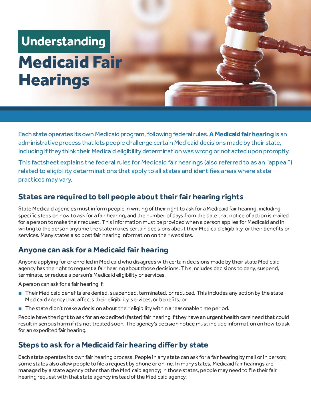 Verständnis der Medicaid Fair Hearings