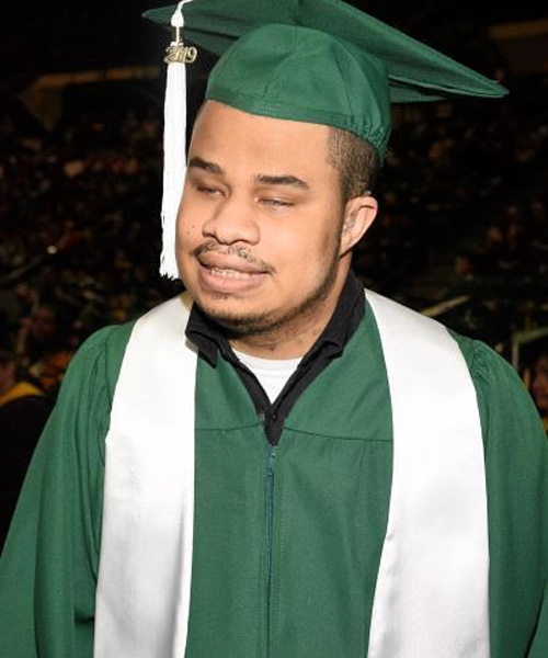 Photograph of Billy Pickens at his UNC Charlotte Graduation