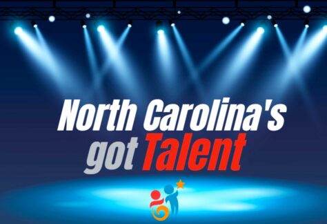 North Carolina's got Talent, stage with spotlights