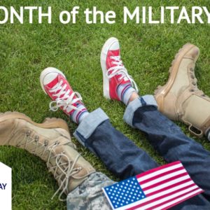 image of military boots and kids converse sneakers