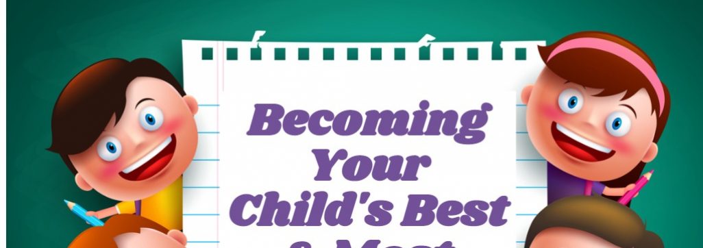 image of cartoon kids holding notebook paper that says becomign your child's best and most effective advocate