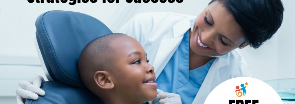 image of dentist and child
