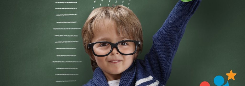Image of toddler holding waterin =g can over his head with text that reads "I'm Growing Up"