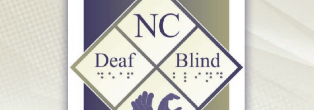 image of NC DeafBlind Project logo featuring hands signing and braille